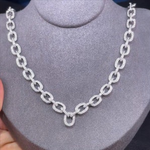 Customized White Diamond Jewelry Necklaces