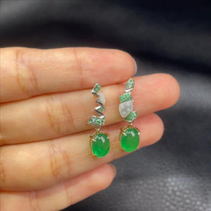 Customized Emerald Jewelry Earrings