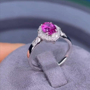 Customized Colored Gemstone Jewelry Ring