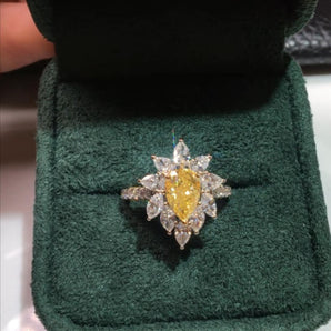 Customized Fancy Diamond Jewelry Ring