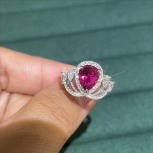 Customized Colored Gemstone Jewelry Ring