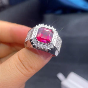 Customized Colored Gemstone Jewelry Ring