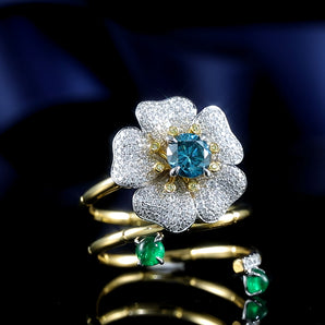 Colored Gemstone Jewelry Ring