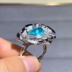 Customized Colored Gemstone Jewelry Ring