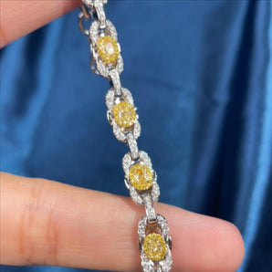 Customized Fancy Diamond Jewelry Bracelet