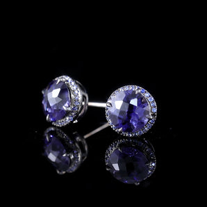 Colored Gemstone Jewelry Earrings