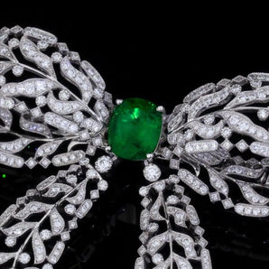 Emerald Brooch