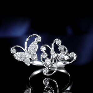 White Diamond Ring JA609