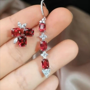 Customized Colored Gemstone Jewelry Earrings