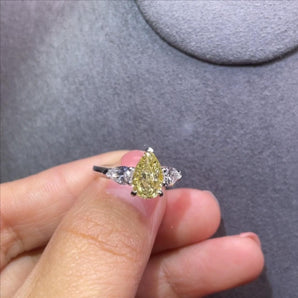 Customized Fancy Diamond Jewelry Ring