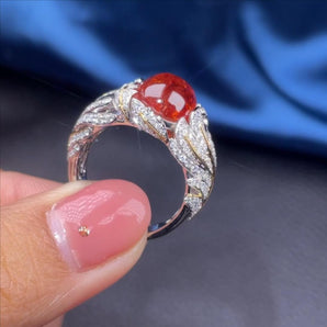Customized Colored Gemstone Jewelry Ring