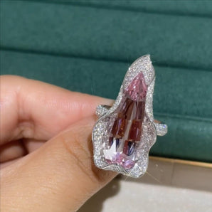 Customized Colored Gemstone Jewelry Ring