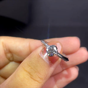 Customized White Diamond Jewelry Ring