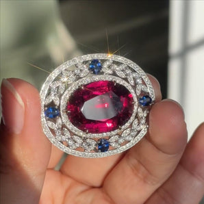 Customized Colored Gemstone Jewelry Pendant