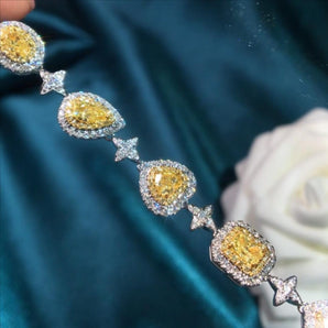 Customized Fancy Diamond Jewelry Bracelet