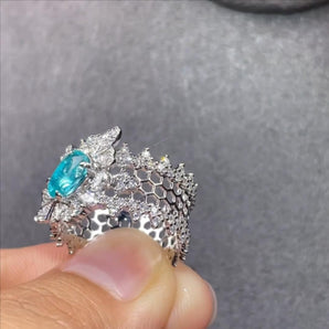 Customized Colored Gemstone Jewelry Ring