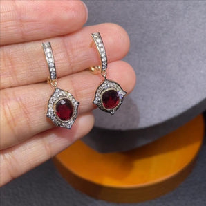 Customized Colored Gemstone Jewelry Earrings