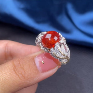 Customized Colored Gemstone Jewelry Ring