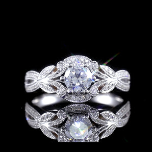 White Diamond Ring JA628