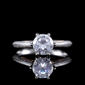 White Diamond Ring JA692