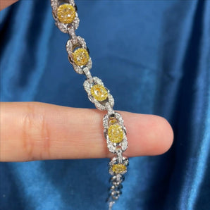 Customized Fancy Diamond Jewelry Bracelet