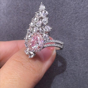 Customized Fancy Diamond Jewelry Ring
