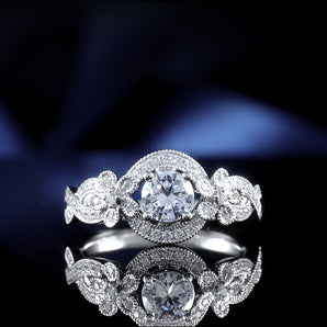 White Diamond Ring JA626