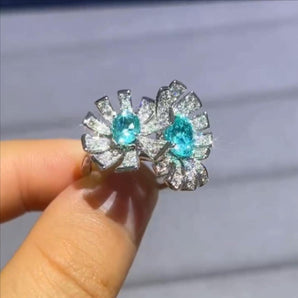 Customized Colored Gemstone Jewelry Ring