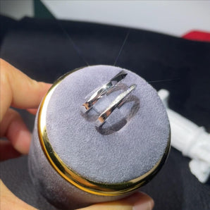 Customized White Diamond Jewelry Ring