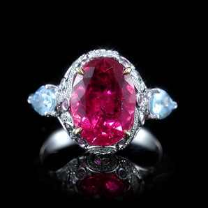 Colored Gemstone Jewelry Ring GA1041