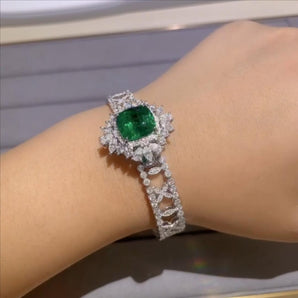 Customized Emerald Jewelry Bracelet