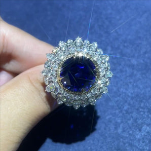 Customized Colored Gemstone Jewelry Ring