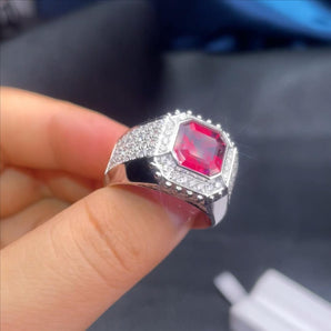 Customized Colored Gemstone Jewelry Ring