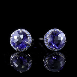 Colored Gemstone Jewelry Earrings