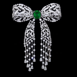 Emerald Brooch