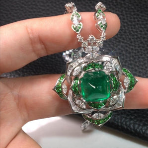 Customized Emerald Jewelry Pendant
