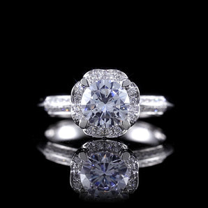 White Diamond Ring JA756