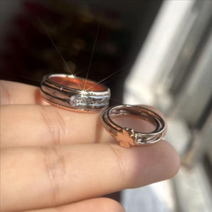Customized White Diamond Jewelry Ring