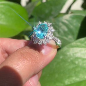 Customized Colored Gemstone Jewelry Ring