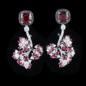 Ruby Earrings GE412