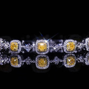 Fancy Diamond Jewelry Bracelet