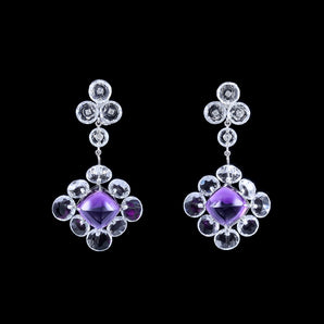 Colored Gemstone Jewelry Earrings