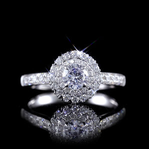 White Diamond Ring JA645