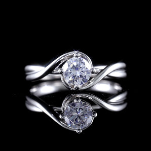 White Diamond Ring JA714