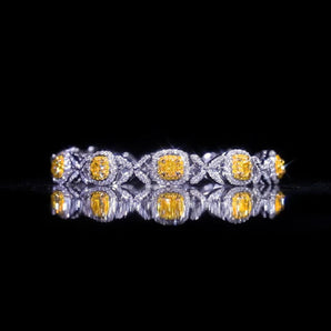 Fancy Diamond Jewelry Bracelet