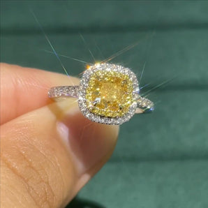 Customized Fancy Diamond Jewelry Ring