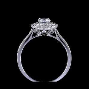 White Diamond Ring JA645