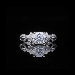 White Diamond Ring JA712