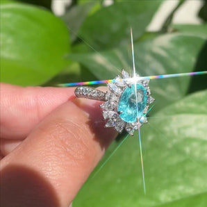 Customized Colored Gemstone Jewelry Ring