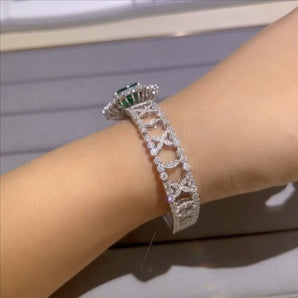 Customized Emerald Jewelry Bracelet